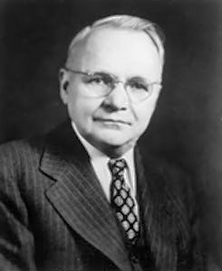 Portrait photograph of Harry Nyquist, Swedish-American engineer and physicist