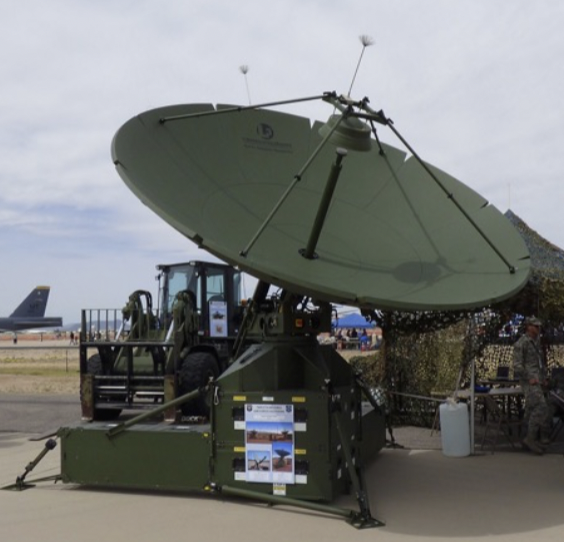 Quad band aperture antenna at Davis-Monthan Air Force Base
