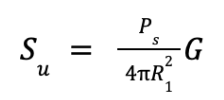 Equation for nondirectional power density