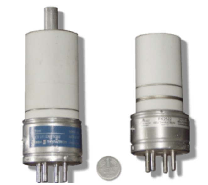 Thyratrons with a ceramic shell