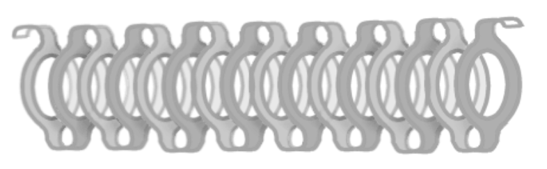 Ring-loop slow-wave structure