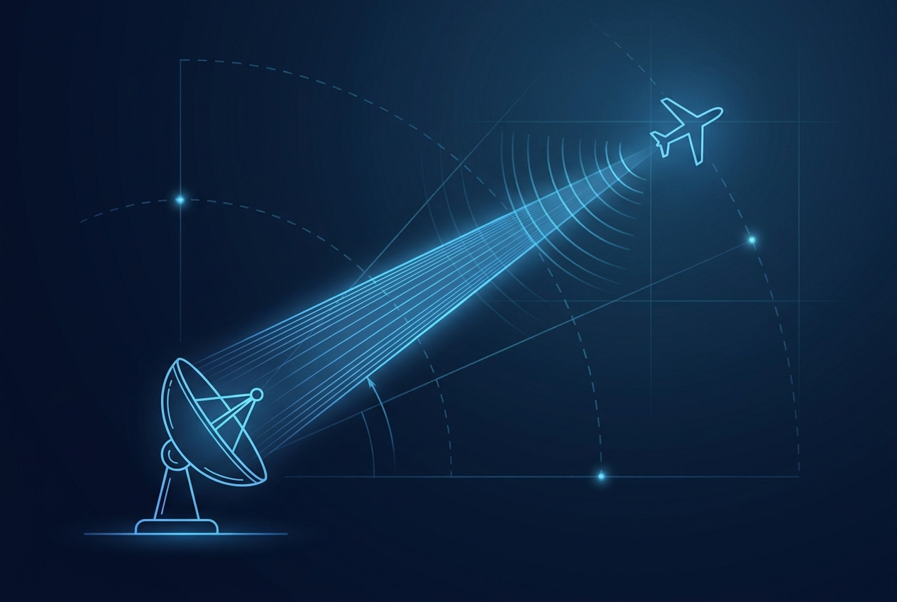 Beamwidth sets the angular resolution of the focused beam a parabolic antenna projects.