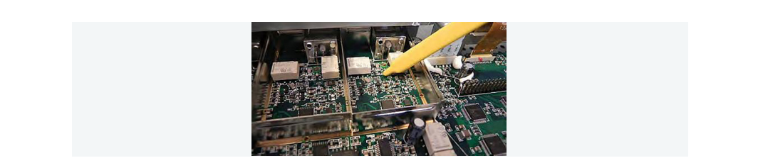 Near field probe on unshielded analog input circuit