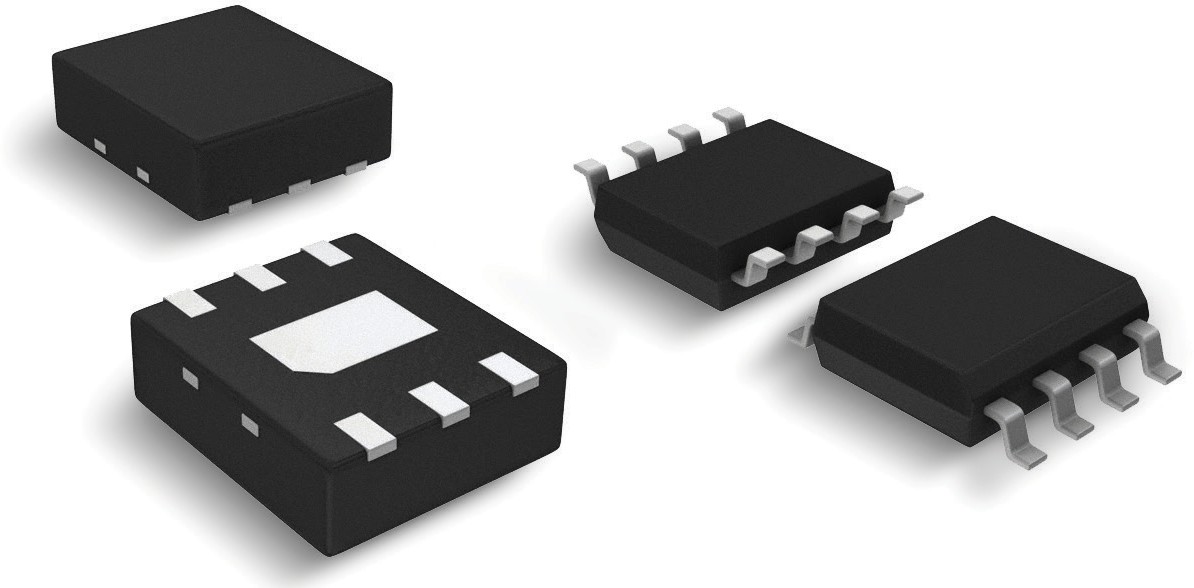 Surface-mount RF detection integrated circuits in several small leadless and leaded packages