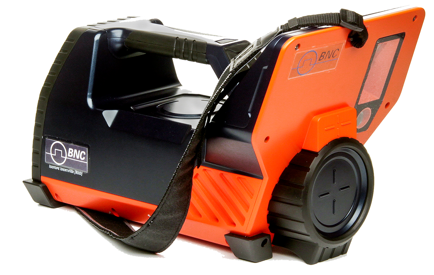 SAM 950 chassis detail, high-visibility design built for first-responder field use.