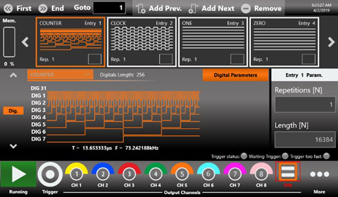 Simple Rider TrueArb digital pattern sequencer interface