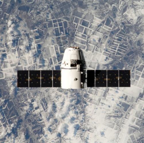 Satellite in orbit