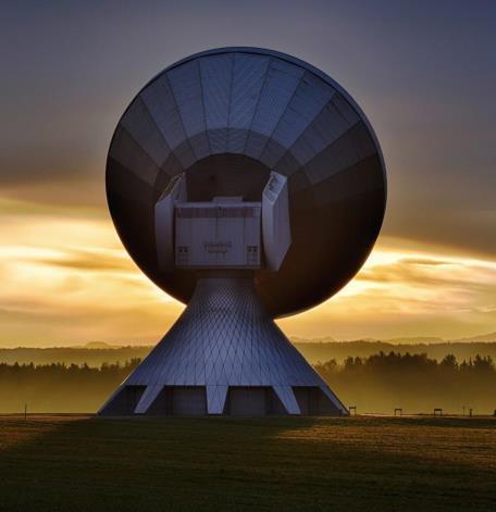Radar dish antenna
