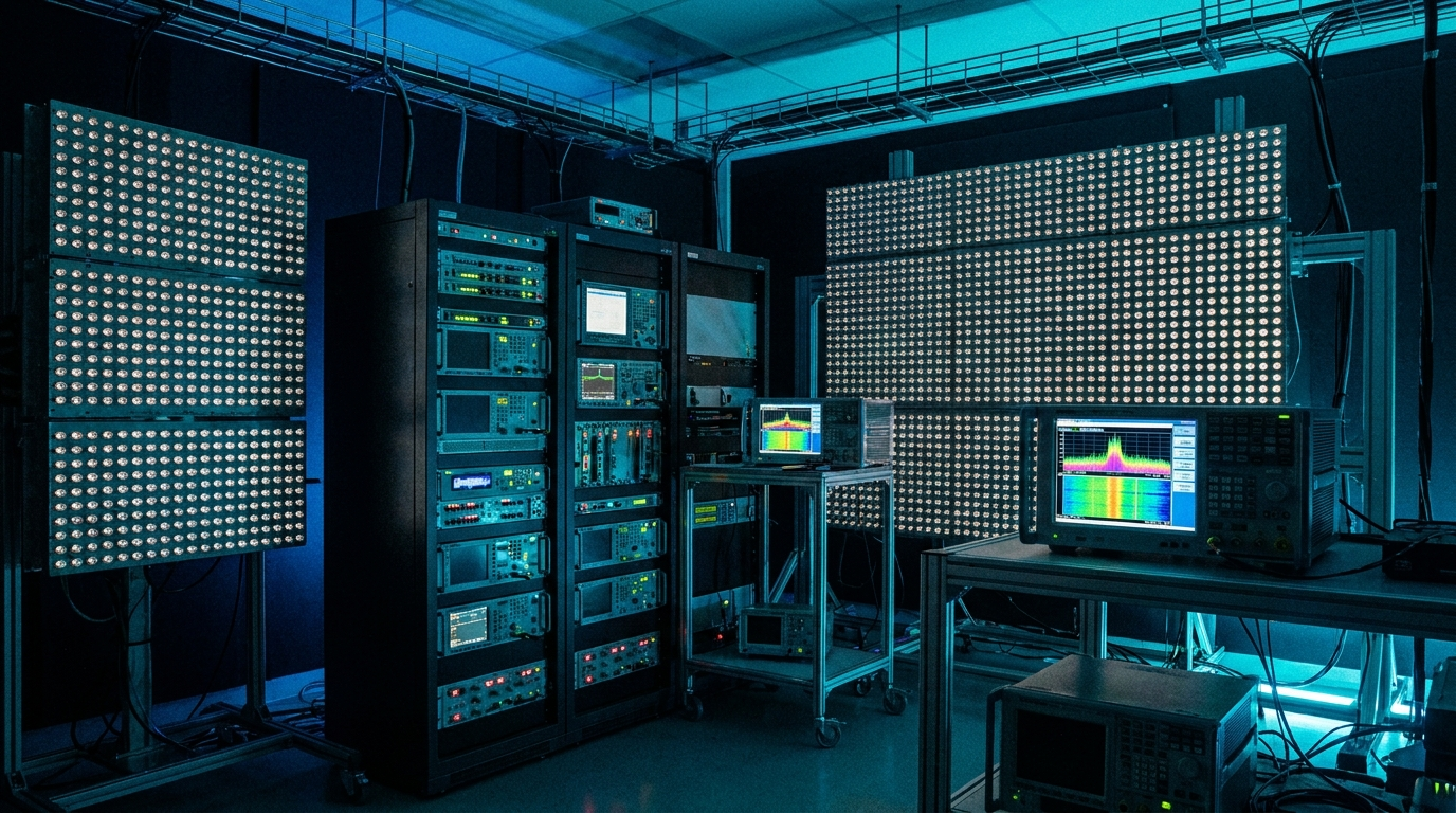 Radar and electronic warfare test laboratory