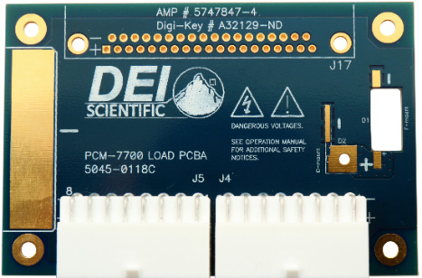 PCM-7700 load board PCBA with high-current output connectors