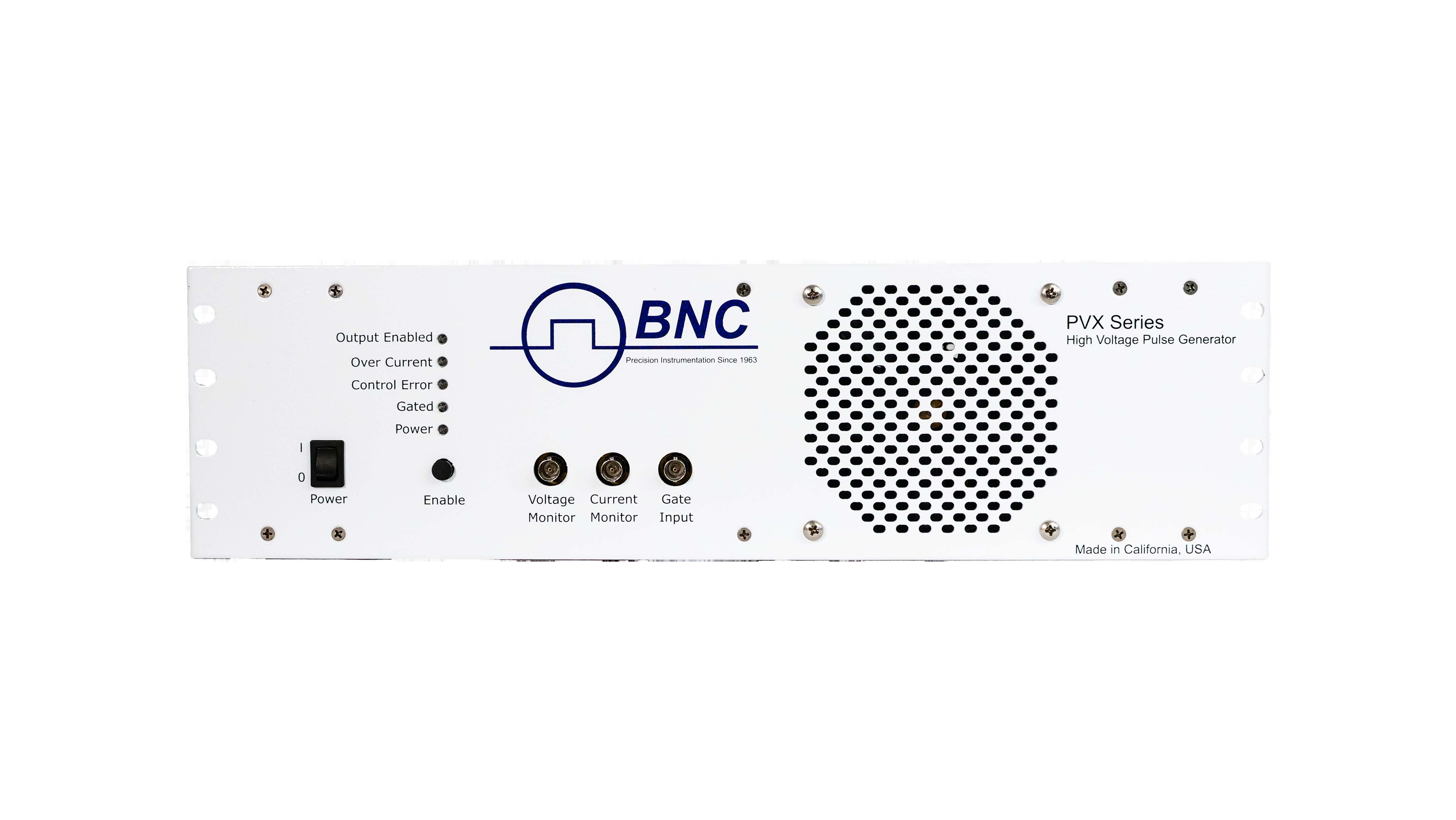 Berkeley Nucleonics PVX-4141 high voltage pulse generator front panel