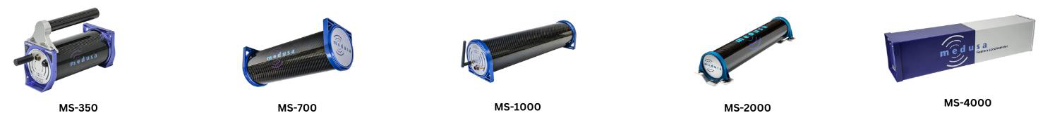 Medusa MS-Series lineup: MS-350, MS-700, MS-1000, MS-2000, MS-4000