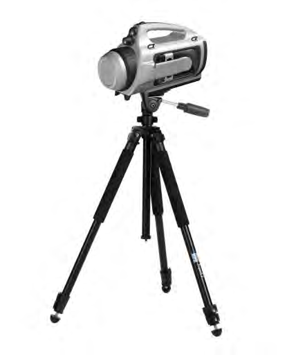 Model 945 mounted on a tripod for radiation screening
