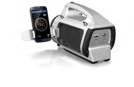 Model 945 SAM III handheld isotope identifier with smartphone interface