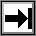 Stop button icon (right arrow with bar)