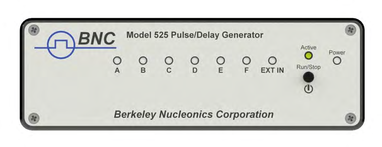 Model 525 front panel