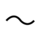 Alternating current symbol