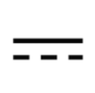 Direct current symbol