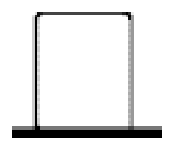 Out-position of bistable push control symbol