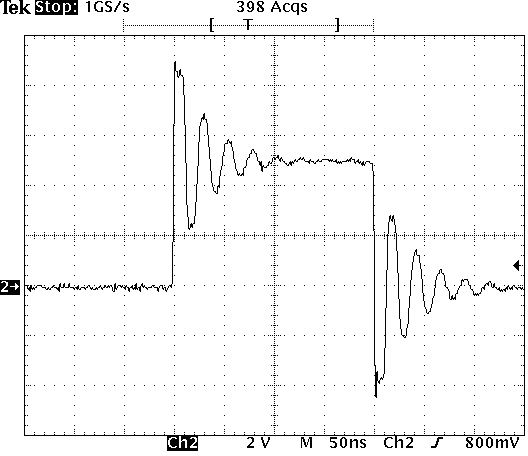 TZ50 module output through high impedance