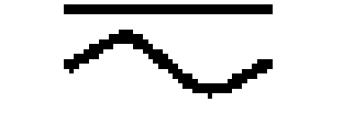 Both direct and alternating current symbol