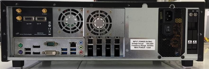 Master and slave Model 675-8C units connected by RIDER-AWG-SYNC cable