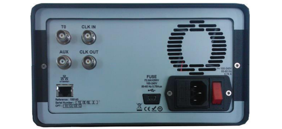 Model 745T rear panel
