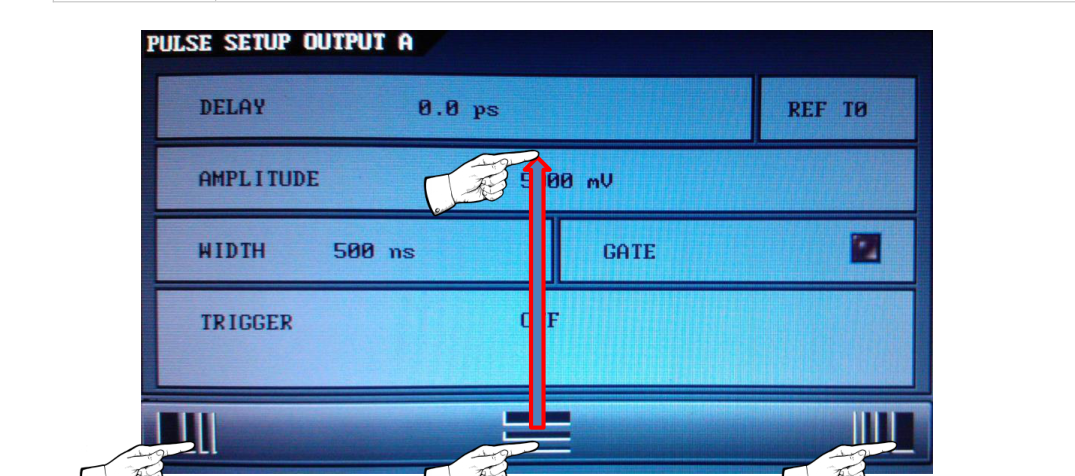 Channel settings display