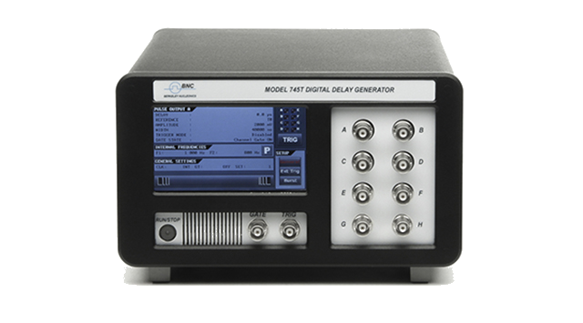 Berkeley Nucleonics Model 745T femtosecond digital delay generator front panel