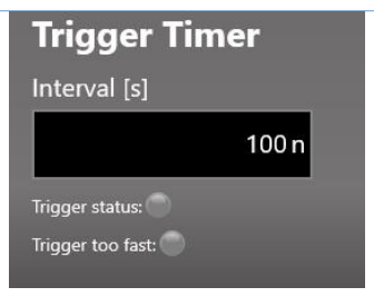 Trigger Timer interval