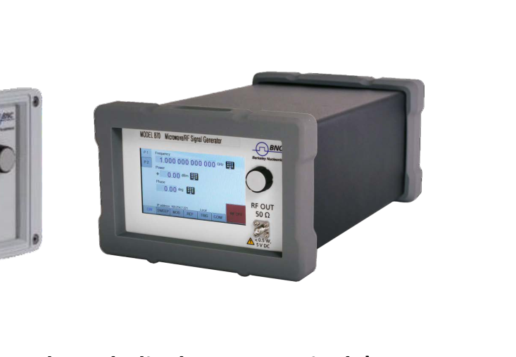 800-series unit in a compact portable case with touch display and protective bumpers
