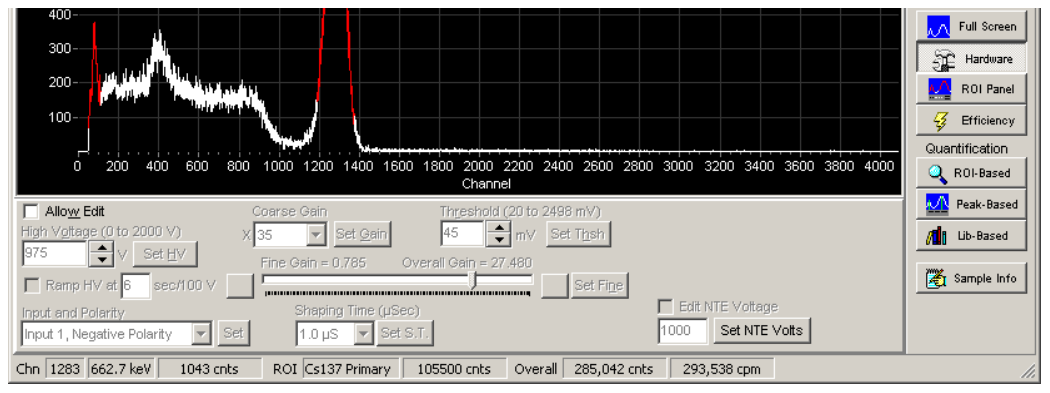 SNAP-MCA Hardware Settings panel