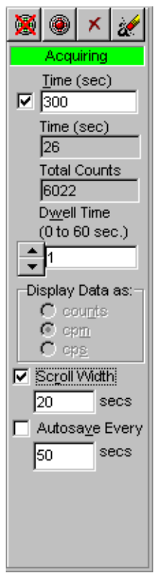MCS Acquisition Controls and Indicators