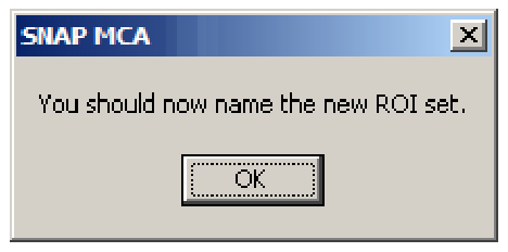 Dialog prompting to name the new ROI Set