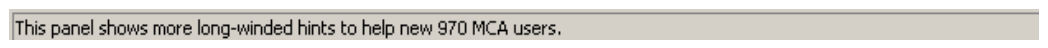 New User Hints Bar