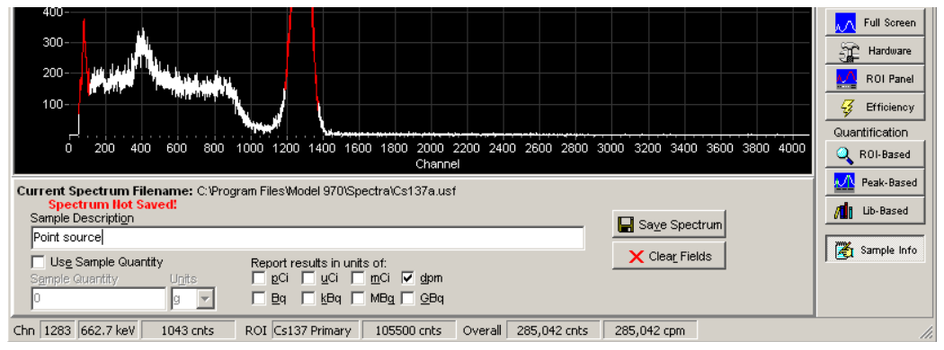 SNAP-MCA Sample Data Panel