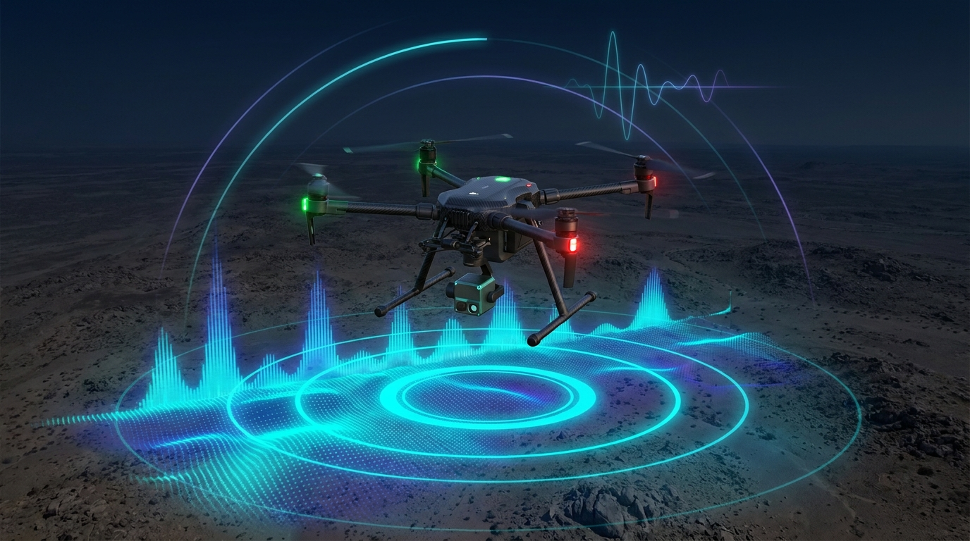 Airborne RF spectrum map