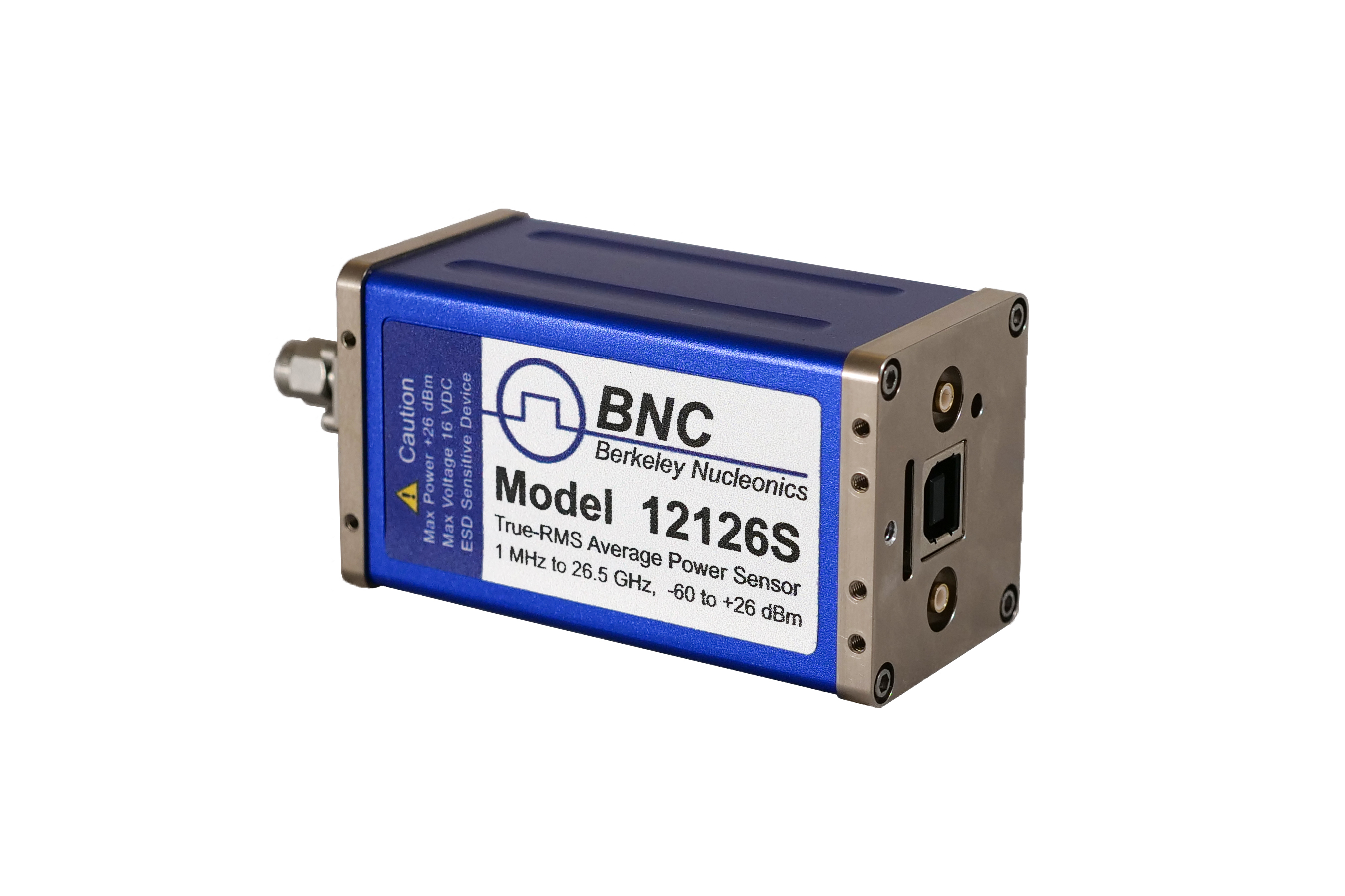 Model 12126S True-RMS Average Power Sensor, 1 MHz to 26.5 GHz, -60 to +26 dBm.