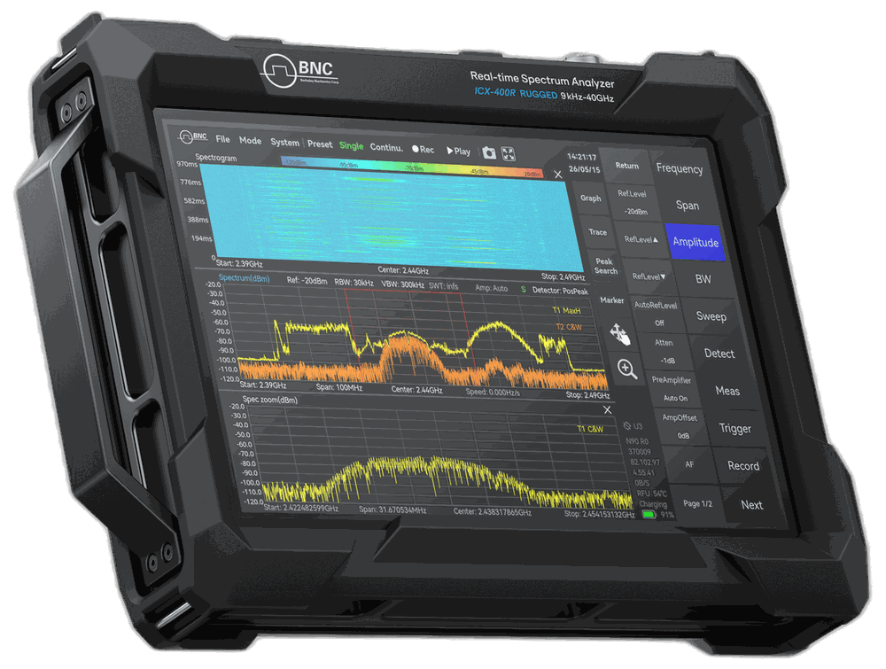 BNC ICX-400R ICX-FieldHawk-R field-ready spectrum analyzer