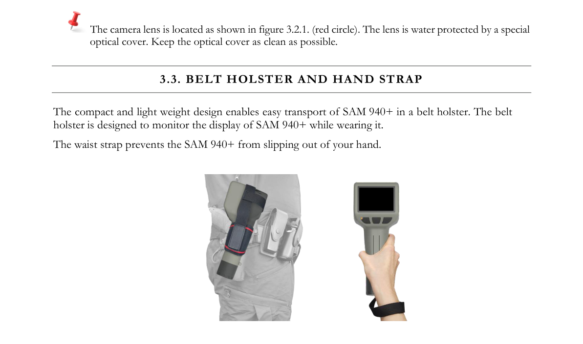 Belt holster and hand strap