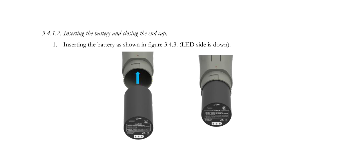 Insert battery