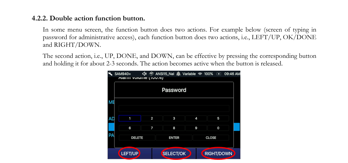 Double action example