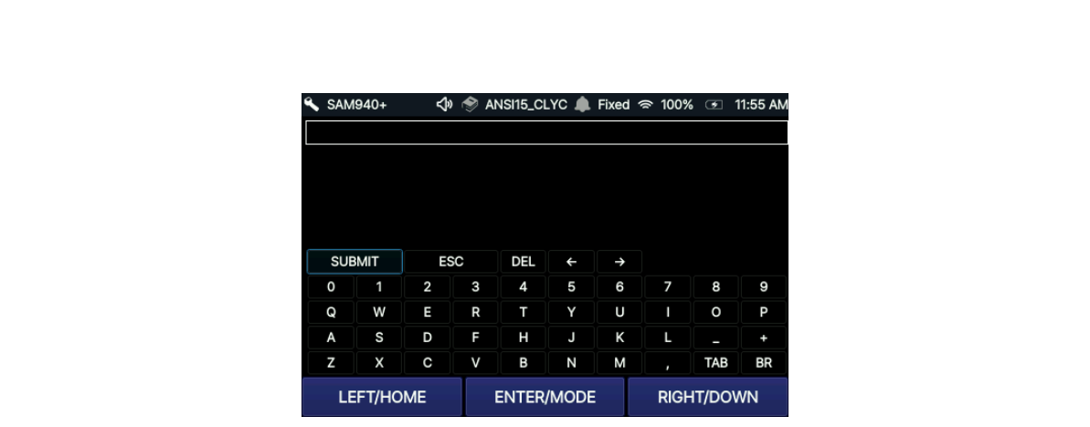 Capitalized characters mode