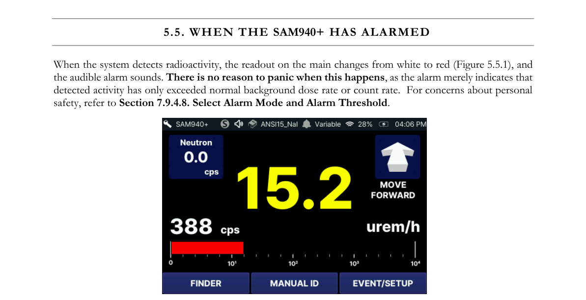Alarm example