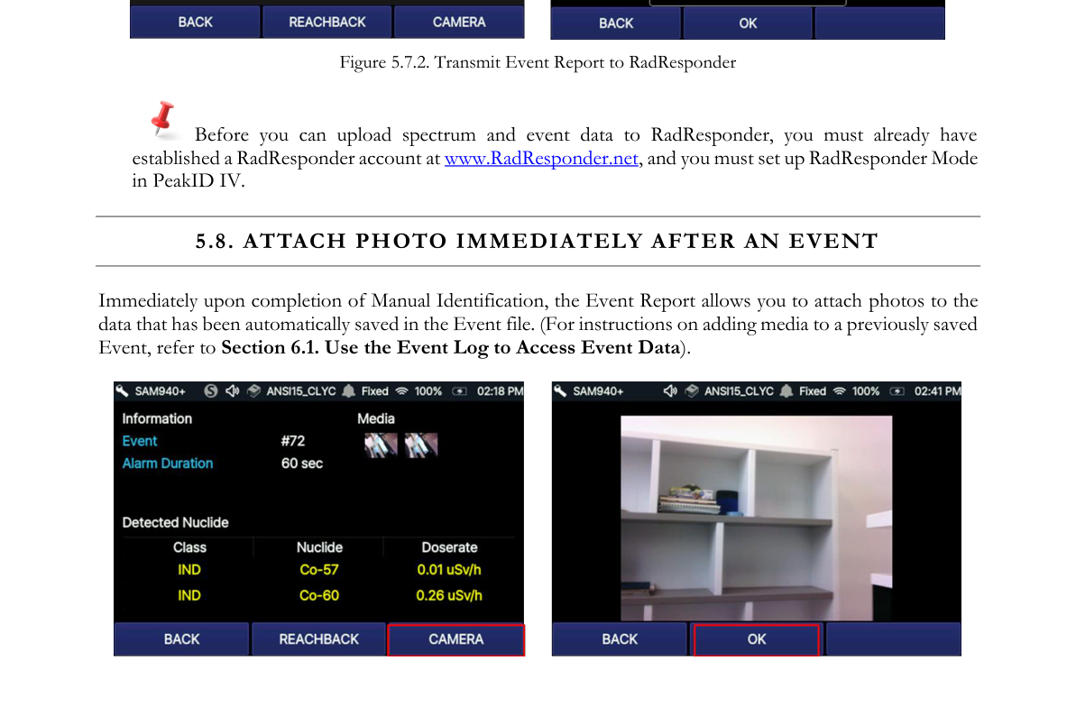 Attach photo to an event