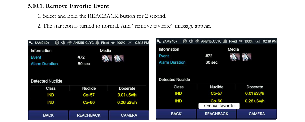 Remove favorite example