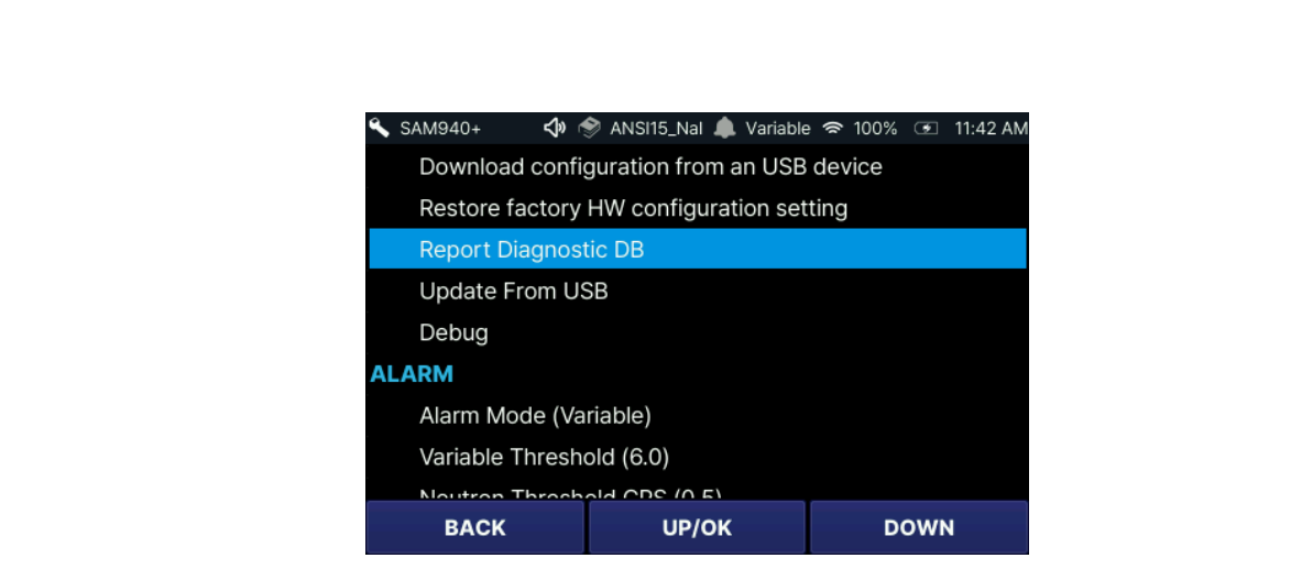 Report Diagnostic DB