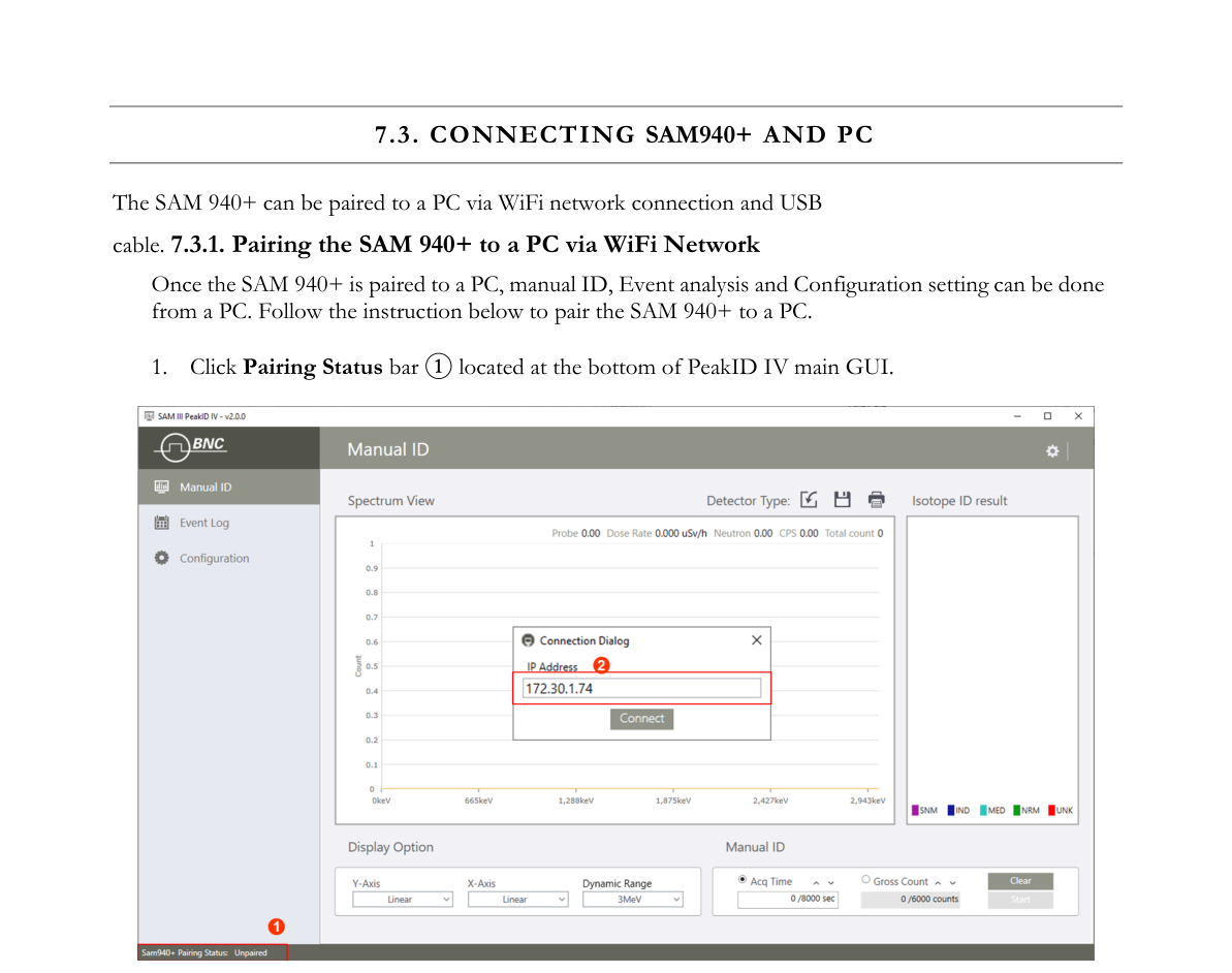 Connection bar