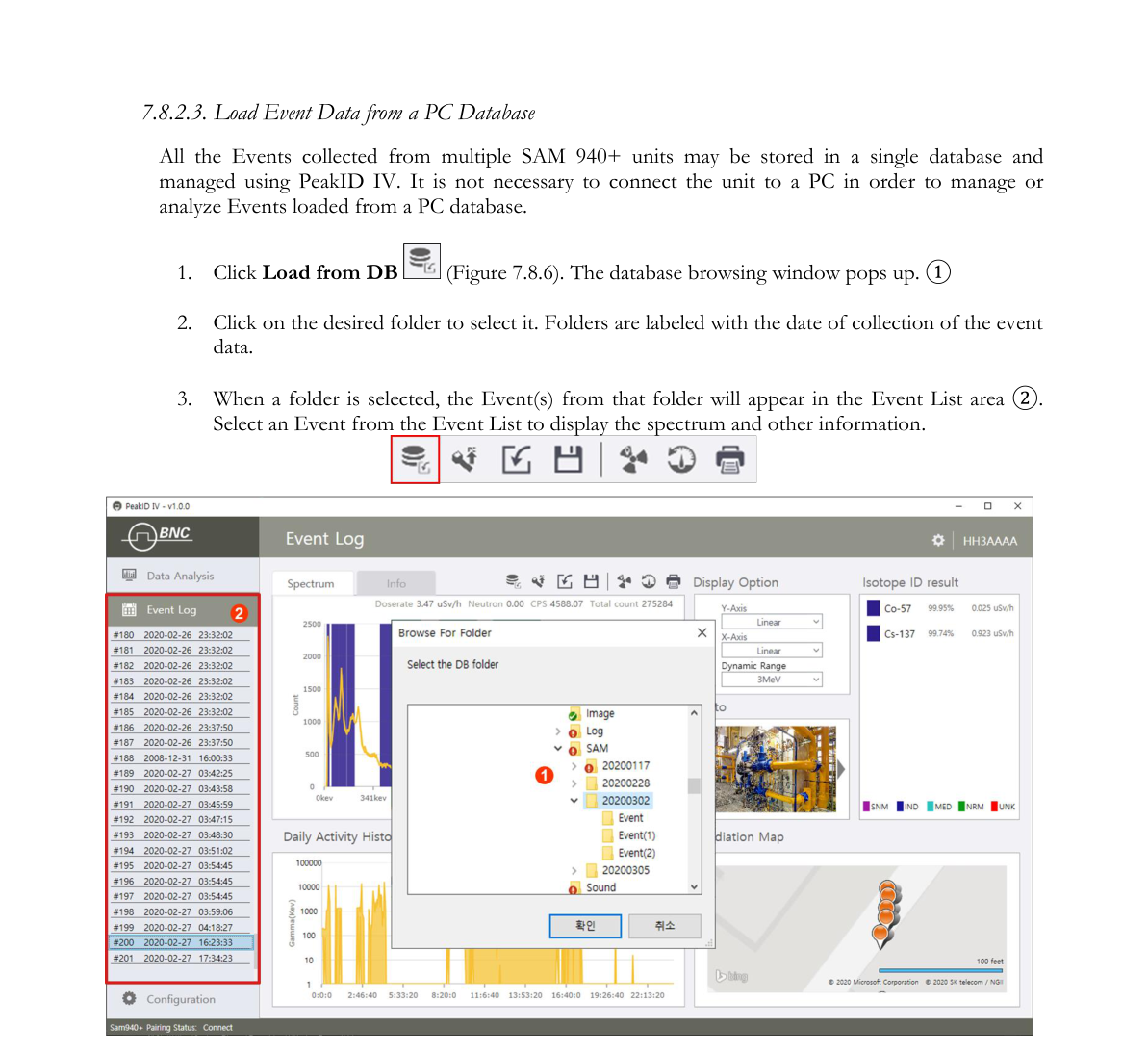 Load data from a PC database example