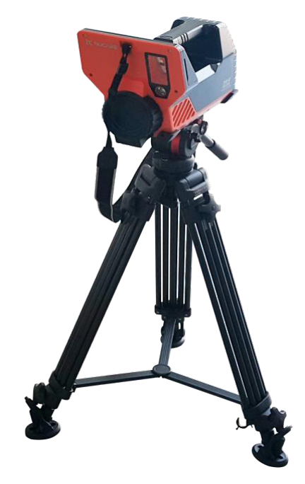 SAM 950 mounted on a tripod